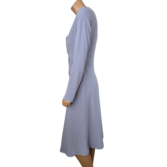 Babaton Midi Dress Grey Purple Size 8 - Picture 3 of 14